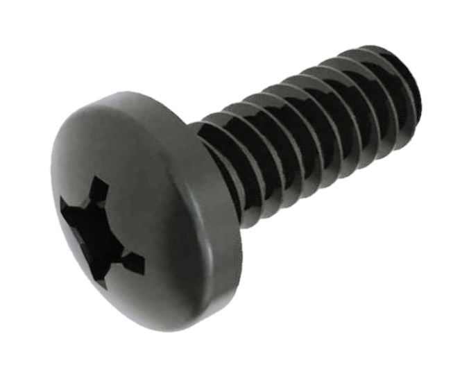 10F100MPP0X 10-32 X 1 PHIL PAN M/S BLK OX & WAX